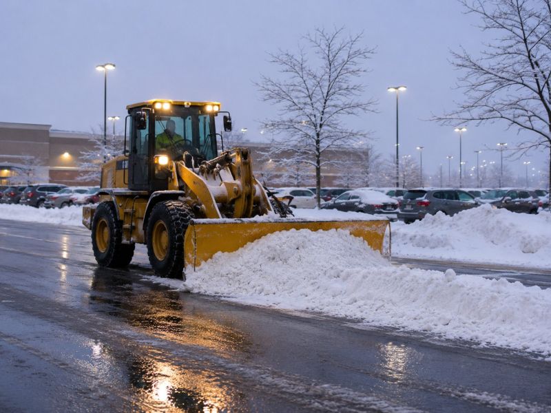 Parking Lot Snow Plowing in New York, NY