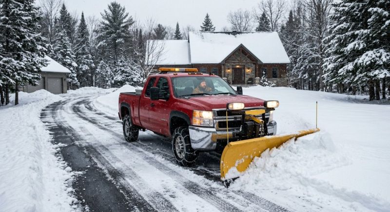 Driveway Snow Plowing in New York, NY