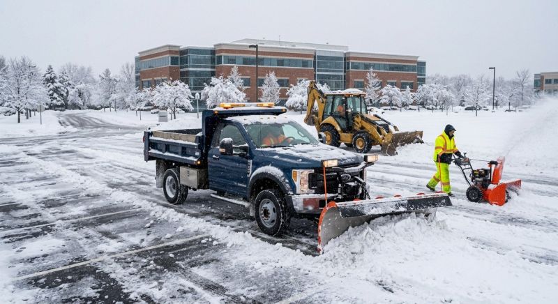 Parking Lot Snow Plowing in Brooklyn, NY