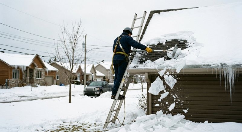 Roof Ice Dam Removal in Tulsa, OK